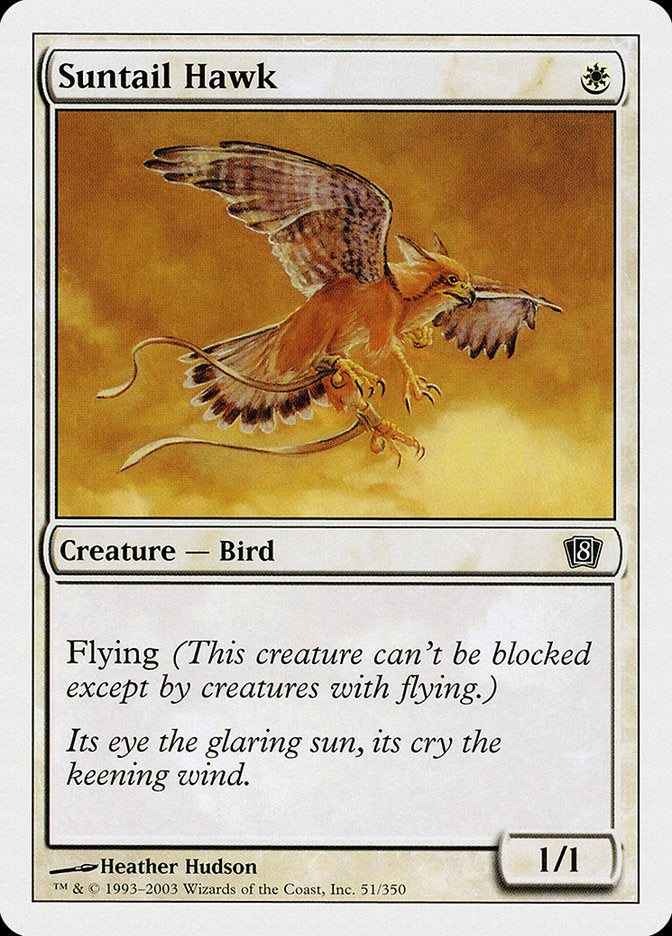 Suntail Hawk [Eighth Edition] MTG Single Magic: The Gathering | Red Claw Gaming