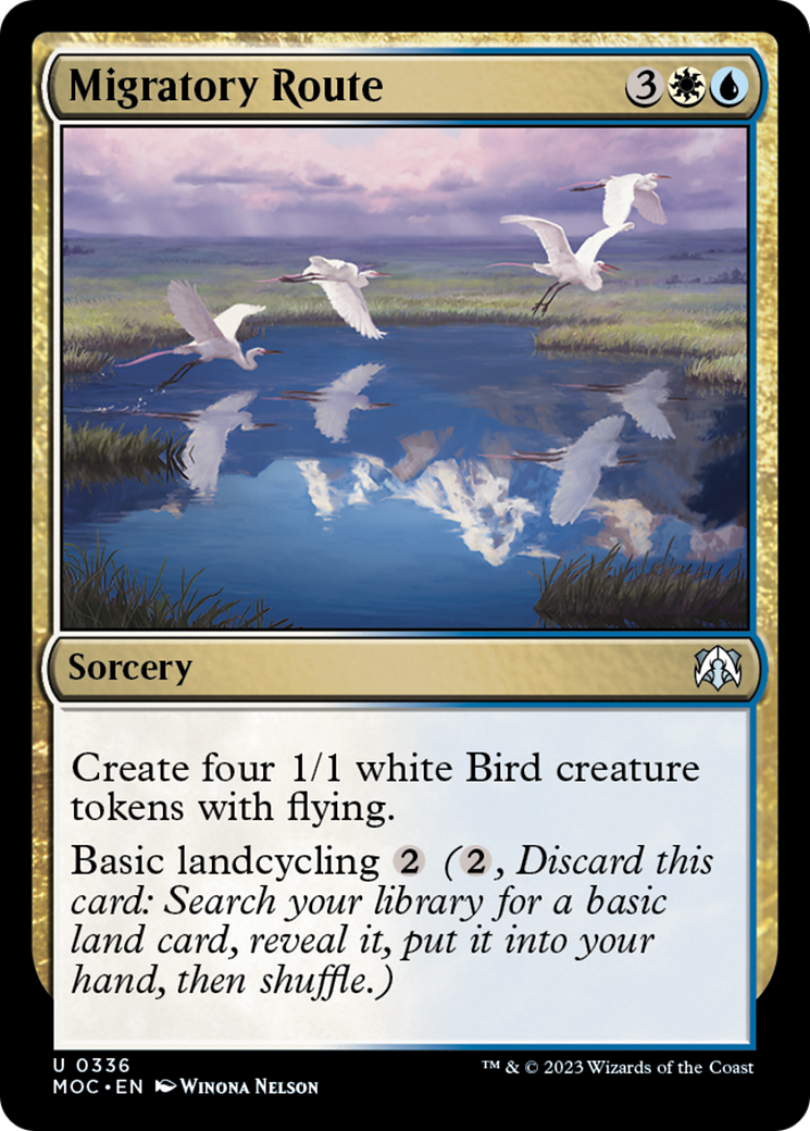 Migratory Route [March of the Machine Commander] MTG Single Magic: The Gathering | Red Claw Gaming