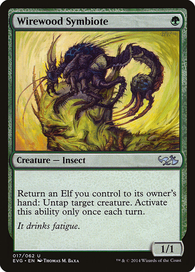 Wirewood Symbiote (Elves vs. Goblins) [Duel Decks Anthology] MTG Single Magic: The Gathering | Red Claw Gaming