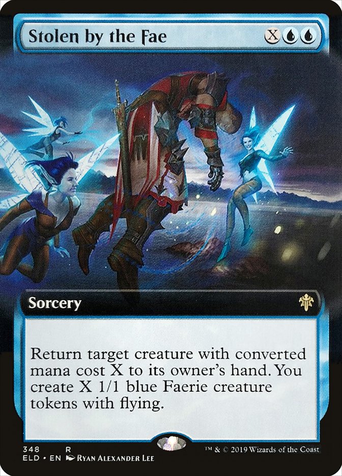 Stolen by the Fae (Extended Art) [Throne of Eldraine] MTG Single Magic: The Gathering | Red Claw Gaming