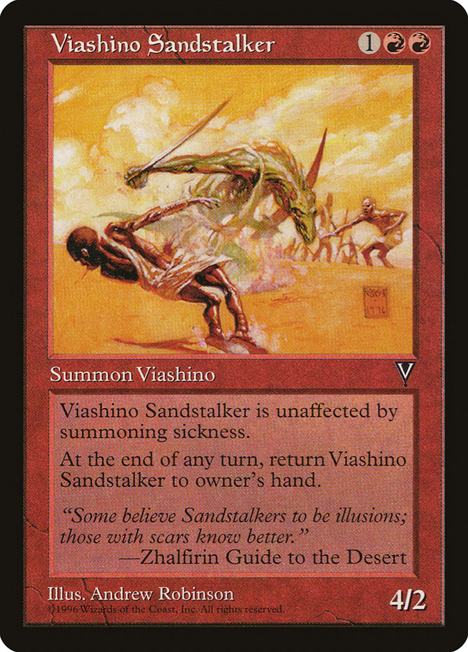 Viashino Sandstalker [Visions] MTG Single Magic: The Gathering | Red Claw Gaming