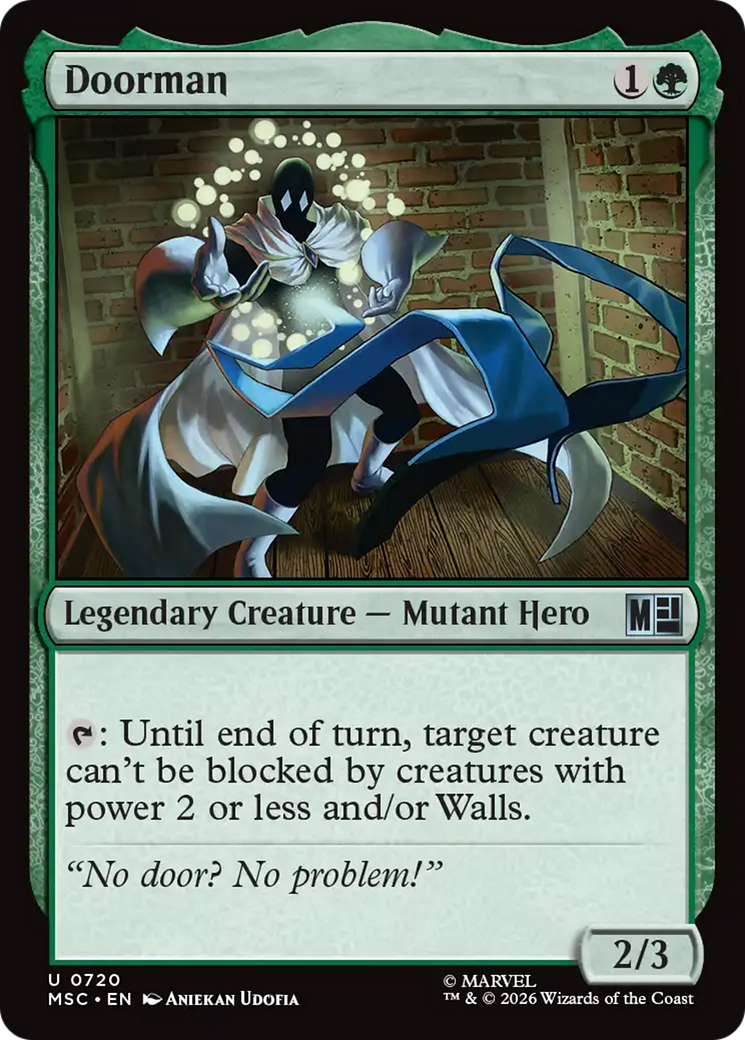 Doorman [Marvel Super Heroes Commander] MTG Single Magic: The Gathering | Red Claw Gaming