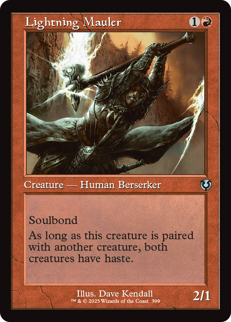 Lightning Mauler (Retro Frame) [Innistrad Remastered] MTG Single Magic: The Gathering | Red Claw Gaming