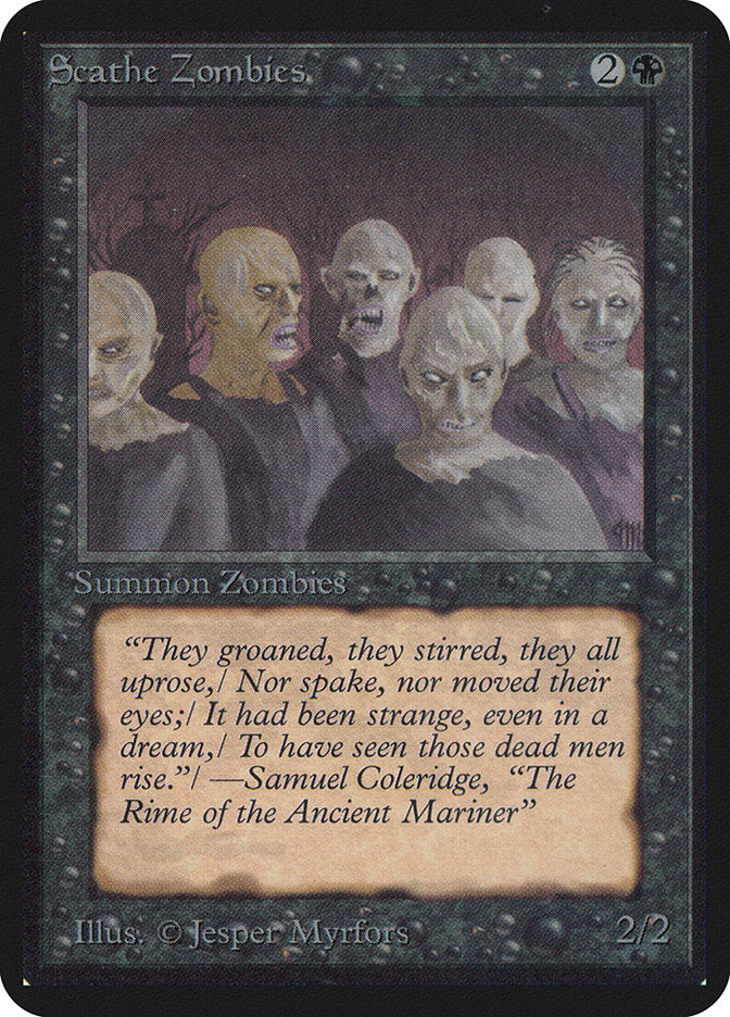 Scathe Zombies [Alpha Edition] MTG Single Magic: The Gathering | Red Claw Gaming