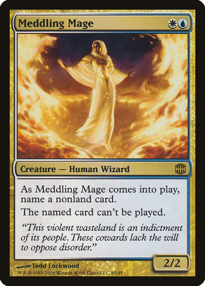 Meddling Mage [Alara Reborn] MTG Single Magic: The Gathering | Red Claw Gaming