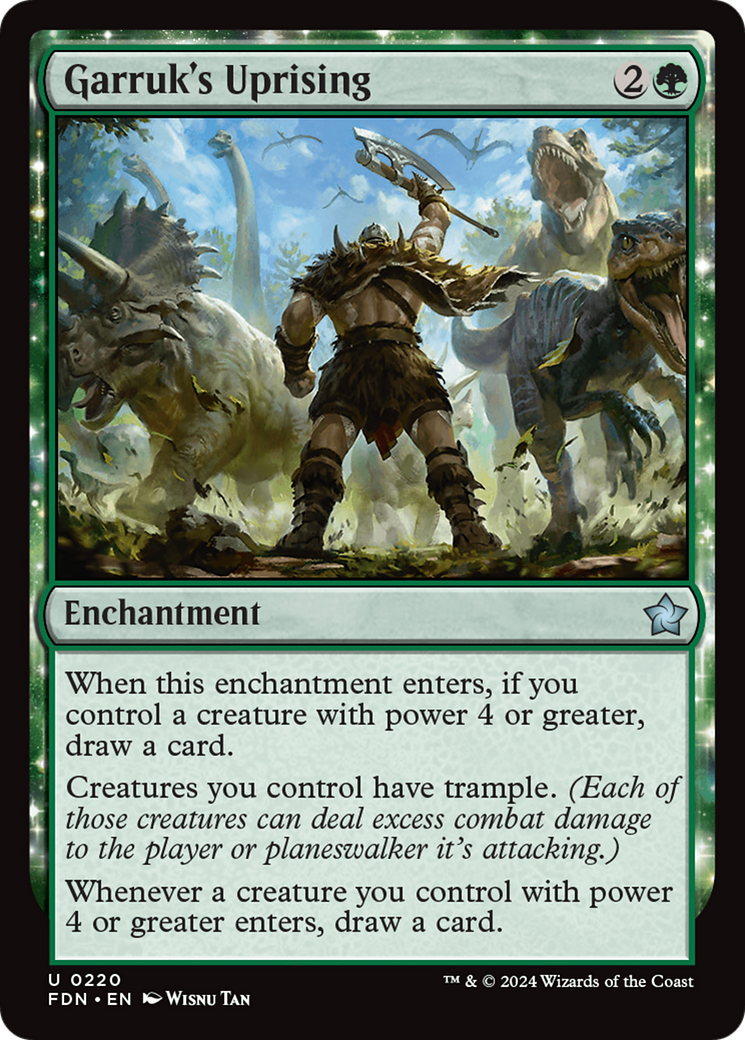 Garruk's Uprising [Foundations] MTG Single Magic: The Gathering | Red Claw Gaming