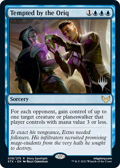 Tempted by the Oriq (Promo Pack) [Strixhaven: School of Mages Promos] MTG Single Magic: The Gathering | Red Claw Gaming