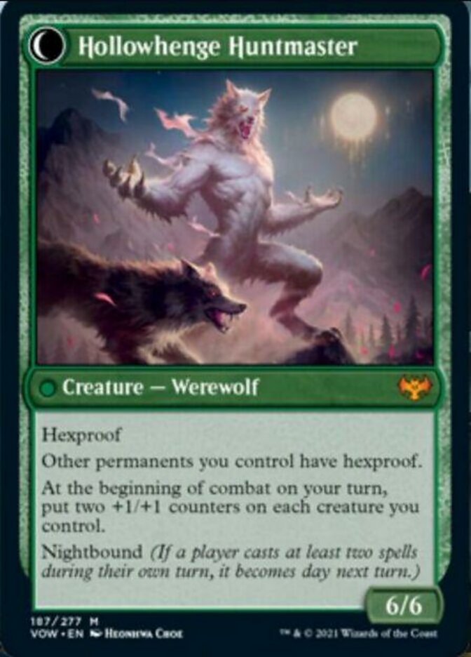Avabruck Caretaker // Hollowhenge Huntmaster [Innistrad: Crimson Vow] MTG Single Magic: The Gathering | Red Claw Gaming
