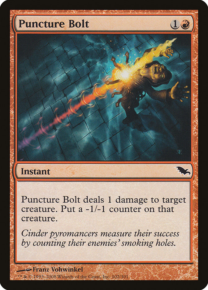 Puncture Bolt [Shadowmoor] MTG Single Magic: The Gathering | Red Claw Gaming