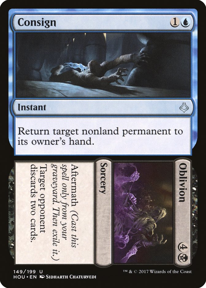 Consign // Oblivion [Hour of Devastation] MTG Single Magic: The Gathering | Red Claw Gaming