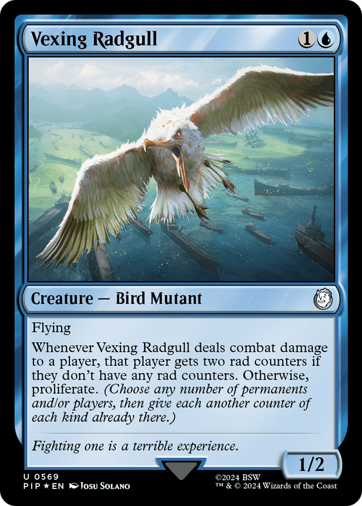 Vexing Radgull (Surge Foil) [Fallout] MTG Single Magic: The Gathering    | Red Claw Gaming