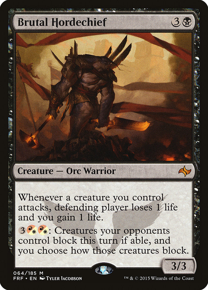 Brutal Hordechief [Fate Reforged] MTG Single Magic: The Gathering | Red Claw Gaming