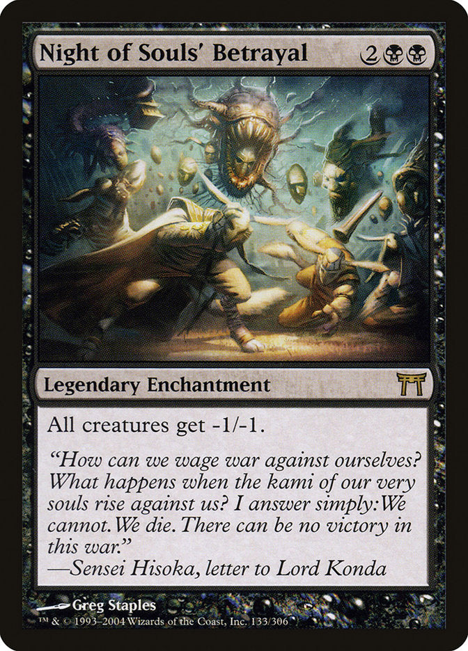 Night of Souls' Betrayal [Champions of Kamigawa] MTG Single Magic: The Gathering | Red Claw Gaming