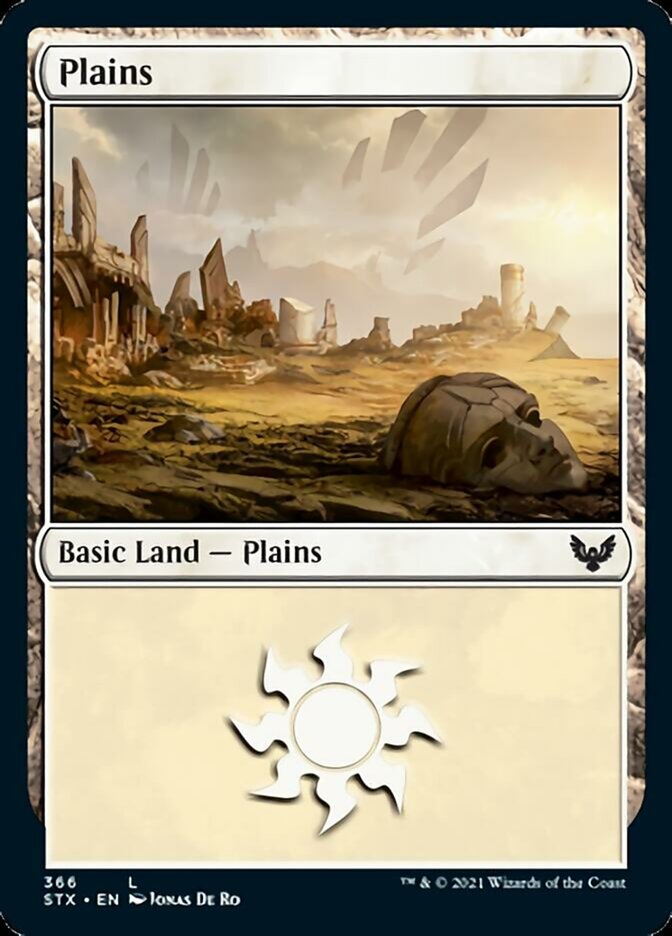 Plains (366) [Strixhaven: School of Mages] MTG Single Magic: The Gathering | Red Claw Gaming