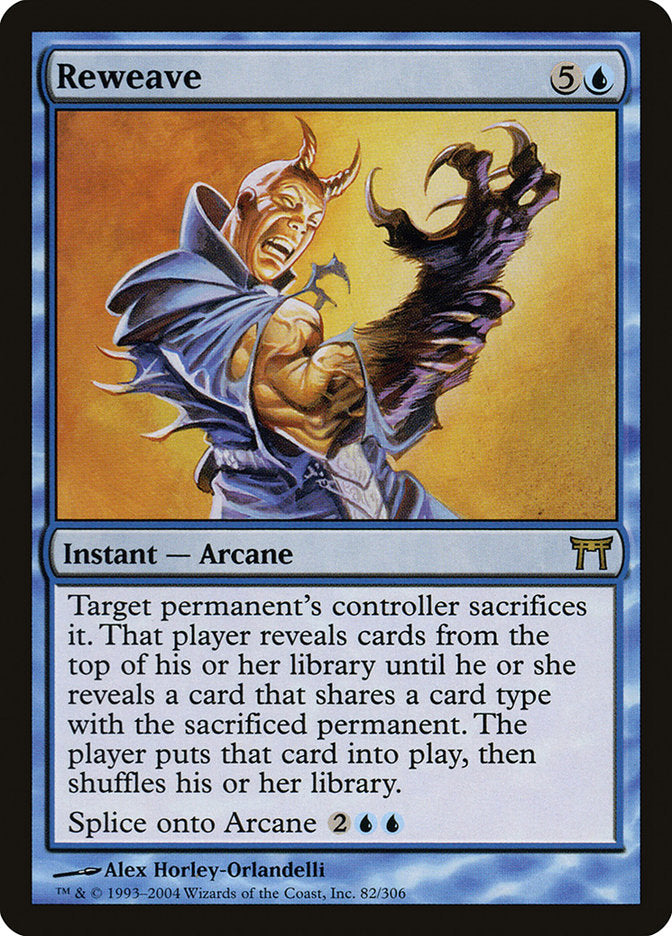 Reweave [Champions of Kamigawa] MTG Single Magic: The Gathering | Red Claw Gaming