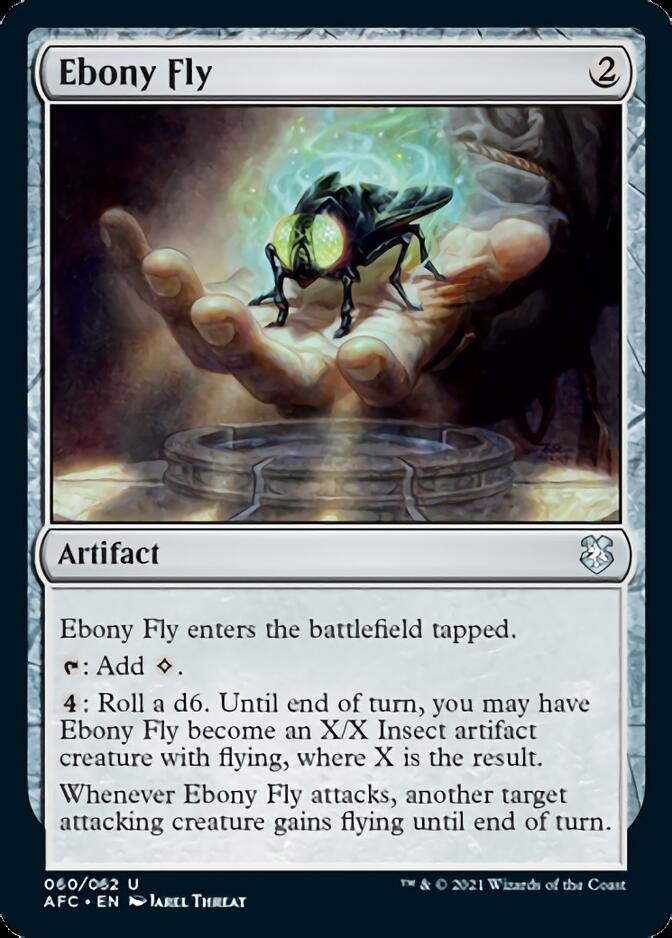 Ebony Fly [Dungeons & Dragons: Adventures in the Forgotten Realms Commander] MTG Single Magic: The Gathering | Red Claw Gaming