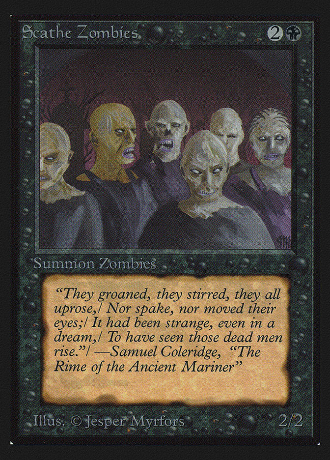 Scathe Zombies [International Collectors' Edition] MTG Single Magic: The Gathering | Red Claw Gaming