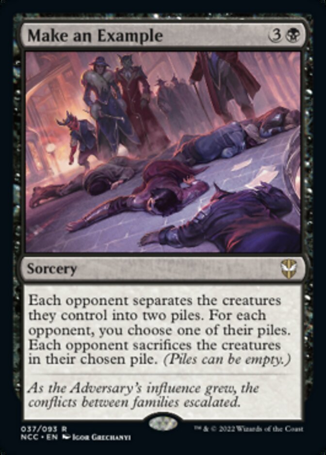 Make an Example [Streets of New Capenna Commander] MTG Single Magic: The Gathering | Red Claw Gaming