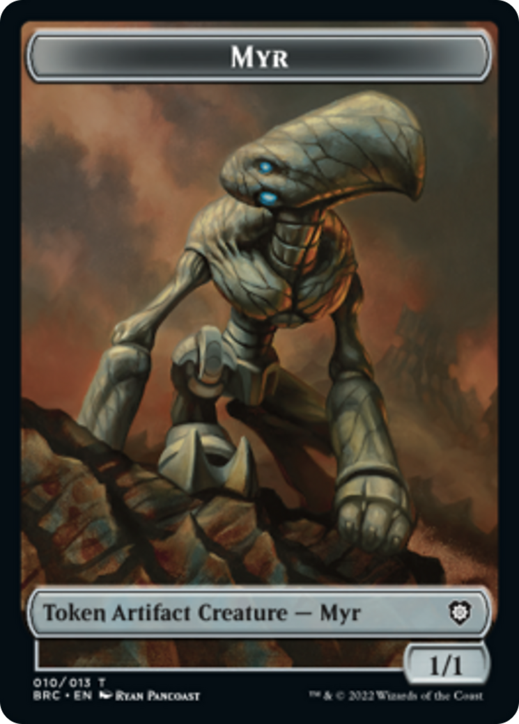 Myr // Servo Double-Sided Token [The Brothers' War Commander Tokens] MTG Single Magic: The Gathering | Red Claw Gaming