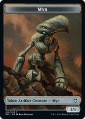 Myr // Powerstone Double-Sided Token [The Brothers' War Commander Tokens] MTG Single Magic: The Gathering | Red Claw Gaming