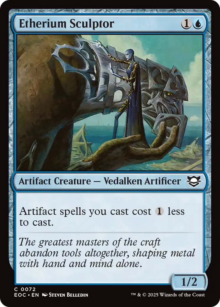 Etherium Sculptor [Edge of Eternities Commander] MTG Single Magic: The Gathering | Red Claw Gaming