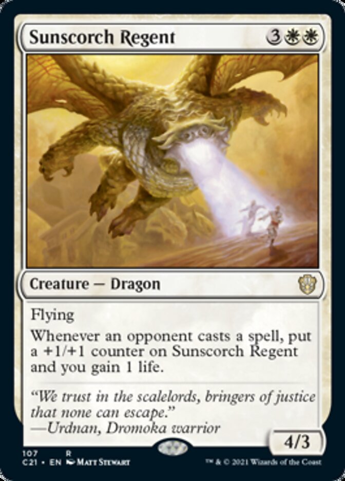 Sunscorch Regent [Commander 2021] MTG Single Magic: The Gathering | Red Claw Gaming