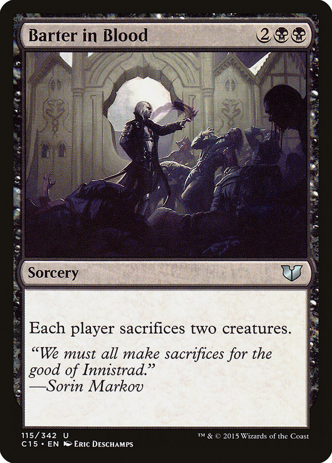 Barter in Blood [Commander 2015] MTG Single Magic: The Gathering | Red Claw Gaming