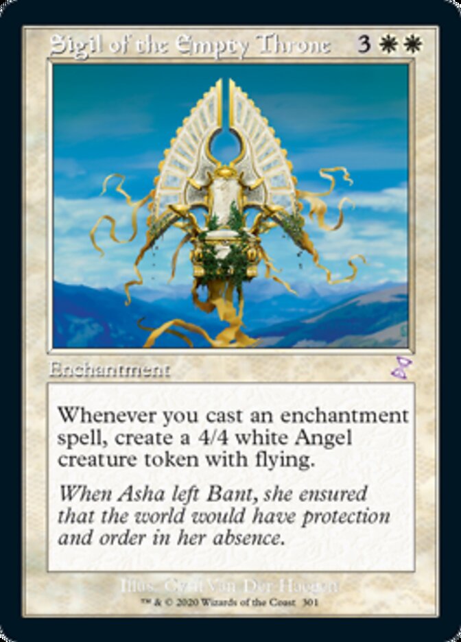 Sigil of the Empty Throne (Timeshifted) [Time Spiral Remastered] MTG Single Magic: The Gathering | Red Claw Gaming