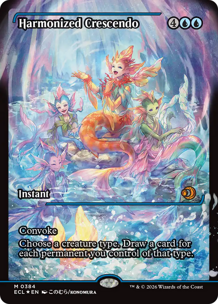 Harmonized Crescendo (0384) (Showcase) [Lorwyn Eclipsed] MTG Single Magic: The Gathering | Red Claw Gaming