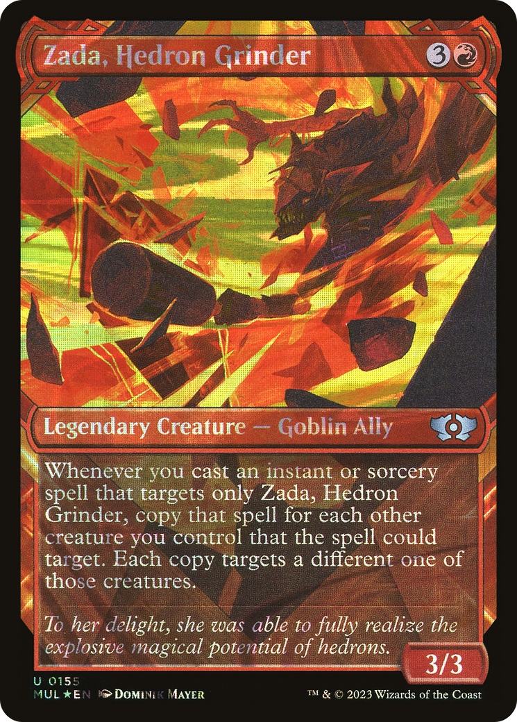 Zada, Hedron Grinder (Halo Foil) [Multiverse Legends] MTG Single Magic: The Gathering | Red Claw Gaming