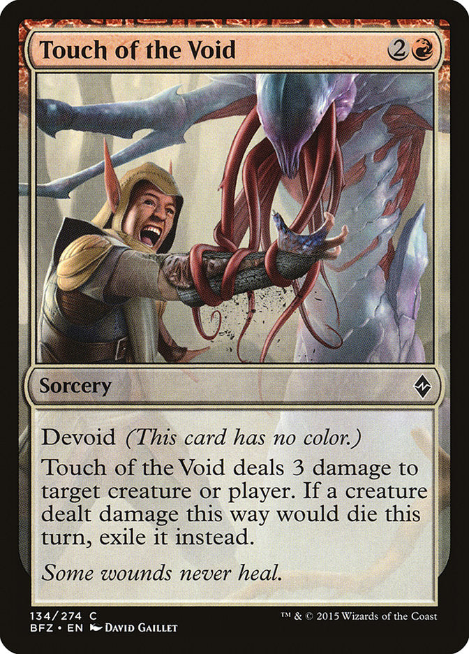 Touch of the Void [Battle for Zendikar] MTG Single Magic: The Gathering | Red Claw Gaming