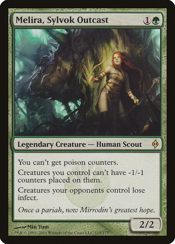 Melira, Sylvok Outcast [New Phyrexia] MTG Single Magic: The Gathering | Red Claw Gaming