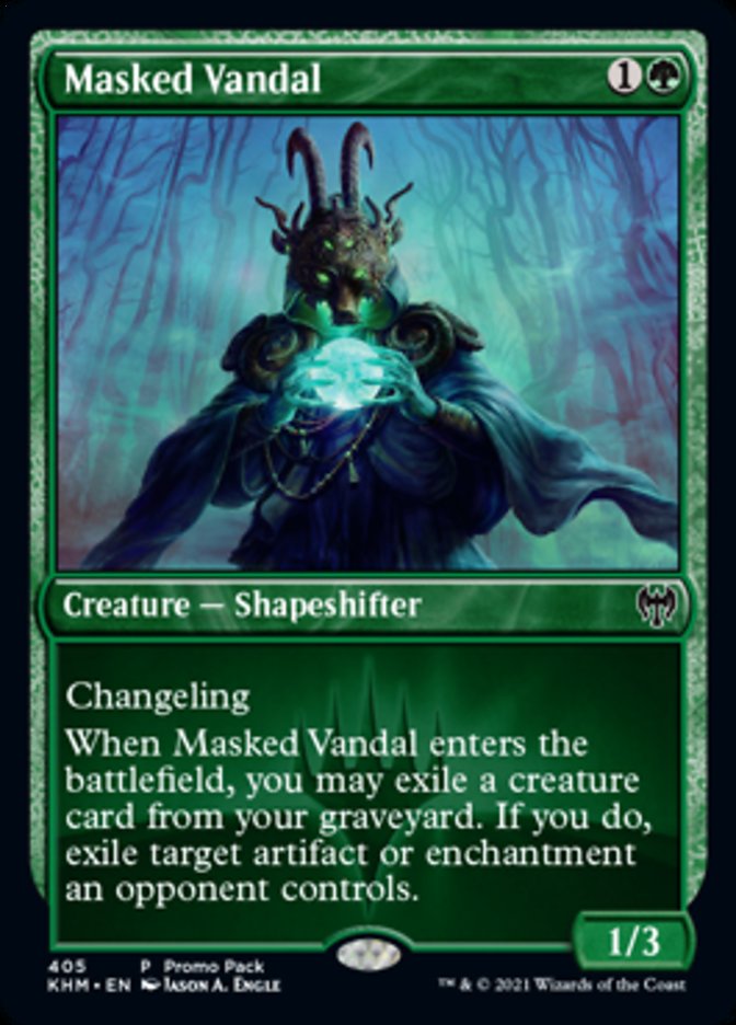 Masked Vandal (Promo Pack) [Kaldheim Promos] MTG Single Magic: The Gathering | Red Claw Gaming