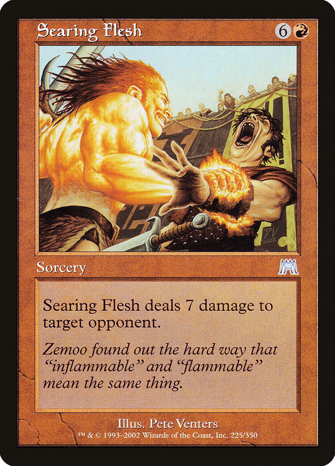 Searing Flesh [Onslaught] MTG Single Magic: The Gathering | Red Claw Gaming