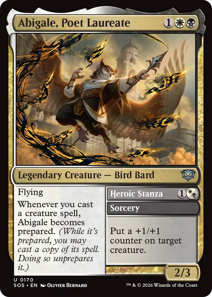 Abigale, Poet Laureate [Secrets of Strixhaven] MTG Single Magic: The Gathering | Red Claw Gaming