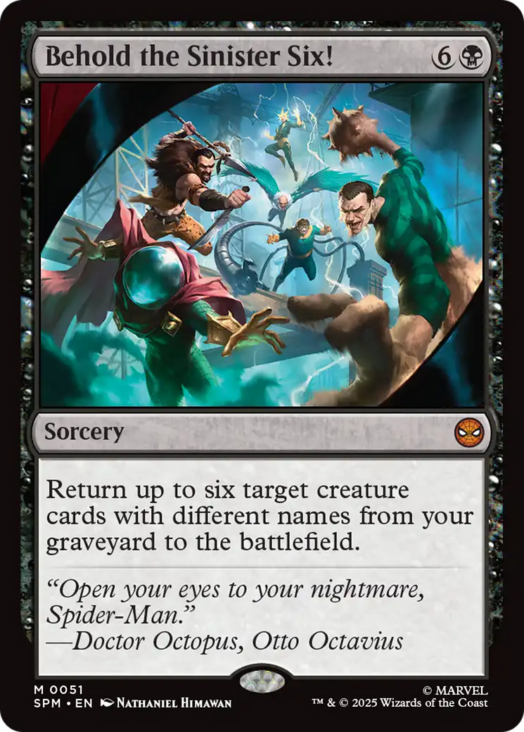 Behold the Sinister Six! [Marvel's Spider-Man] MTG Single Magic: The Gathering | Red Claw Gaming