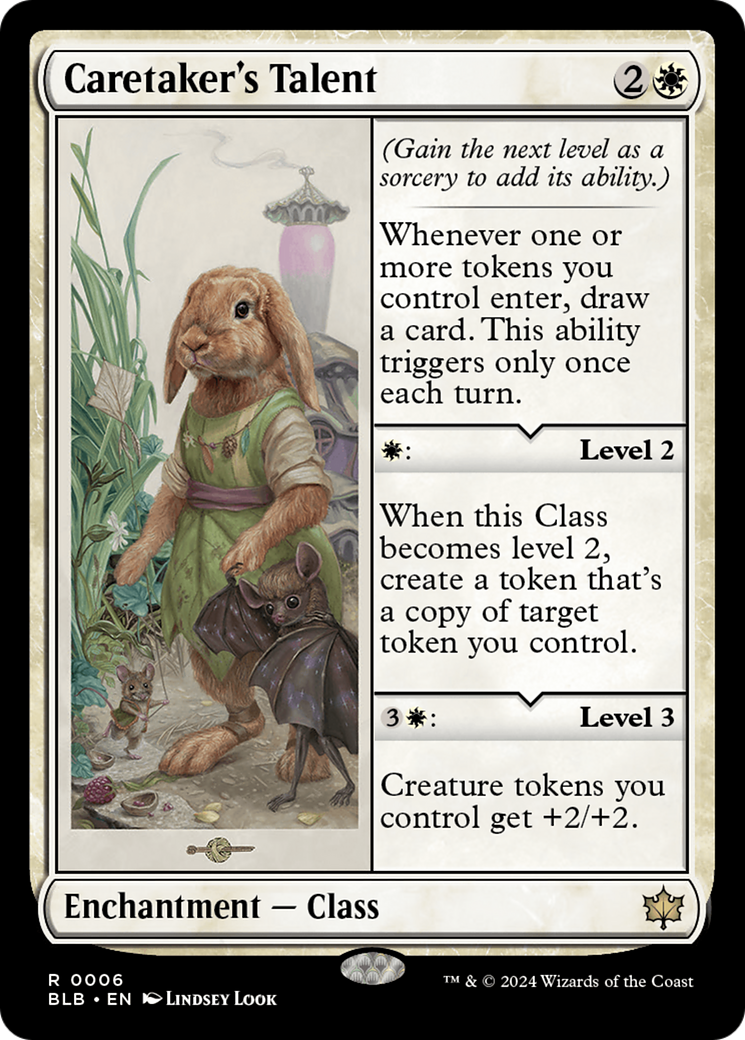 Caretaker's Talent [Bloomburrow] MTG Single Magic: The Gathering | Red Claw Gaming