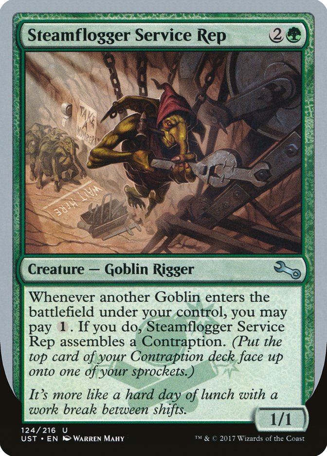 Steamflogger Service Rep [Unstable] MTG Single Magic: The Gathering | Red Claw Gaming