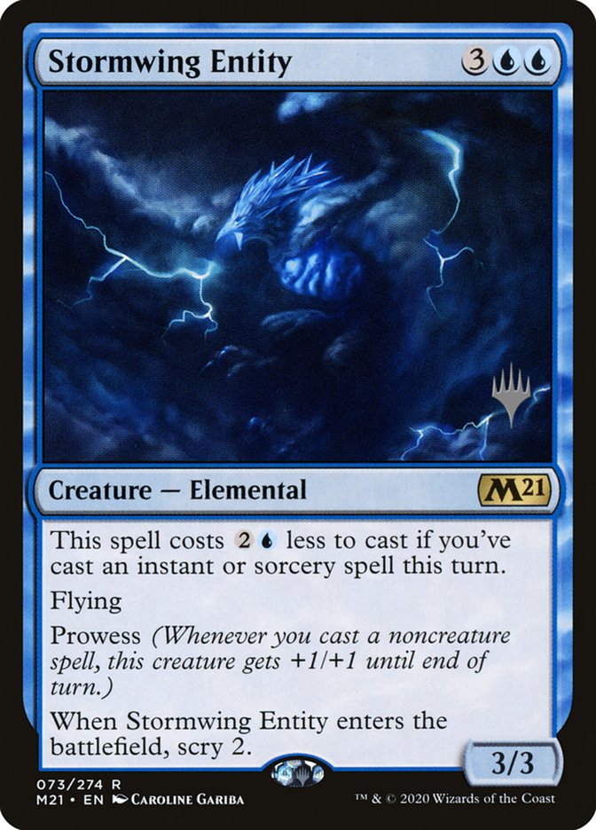 Stormwing Entity (Promo Pack) [Core Set 2021 Promos] MTG Single Magic: The Gathering | Red Claw Gaming