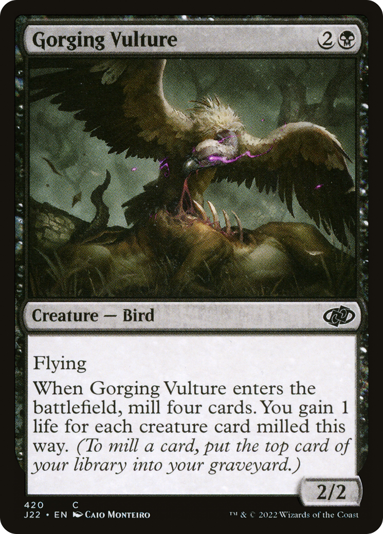 Gorging Vulture [Jumpstart 2022] MTG Single Magic: The Gathering | Red Claw Gaming