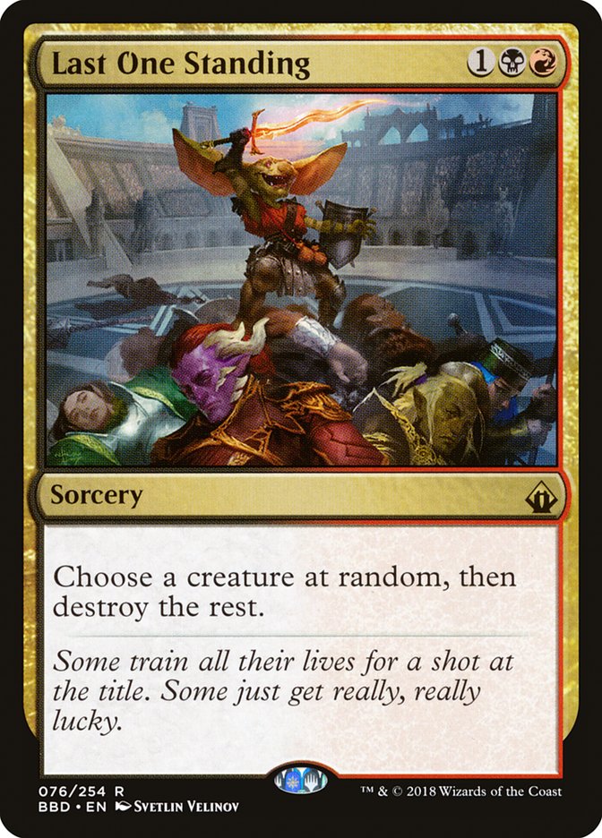 Last One Standing [Battlebond] MTG Single Magic: The Gathering | Red Claw Gaming