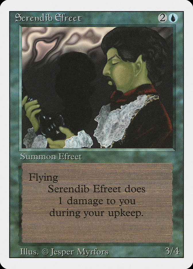 Serendib Efreet [Revised Edition] MTG Single Magic: The Gathering | Red Claw Gaming