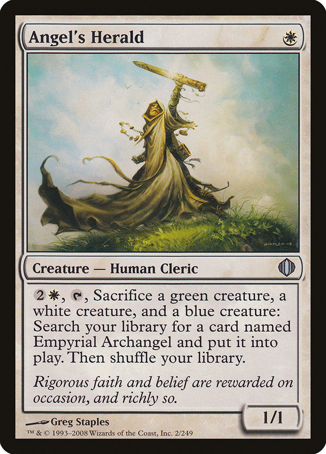 Angel's Herald [Shards of Alara] MTG Single Magic: The Gathering | Red Claw Gaming