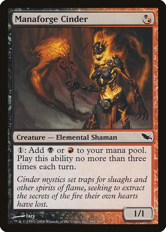 Manaforge Cinder [Shadowmoor] MTG Single Magic: The Gathering | Red Claw Gaming