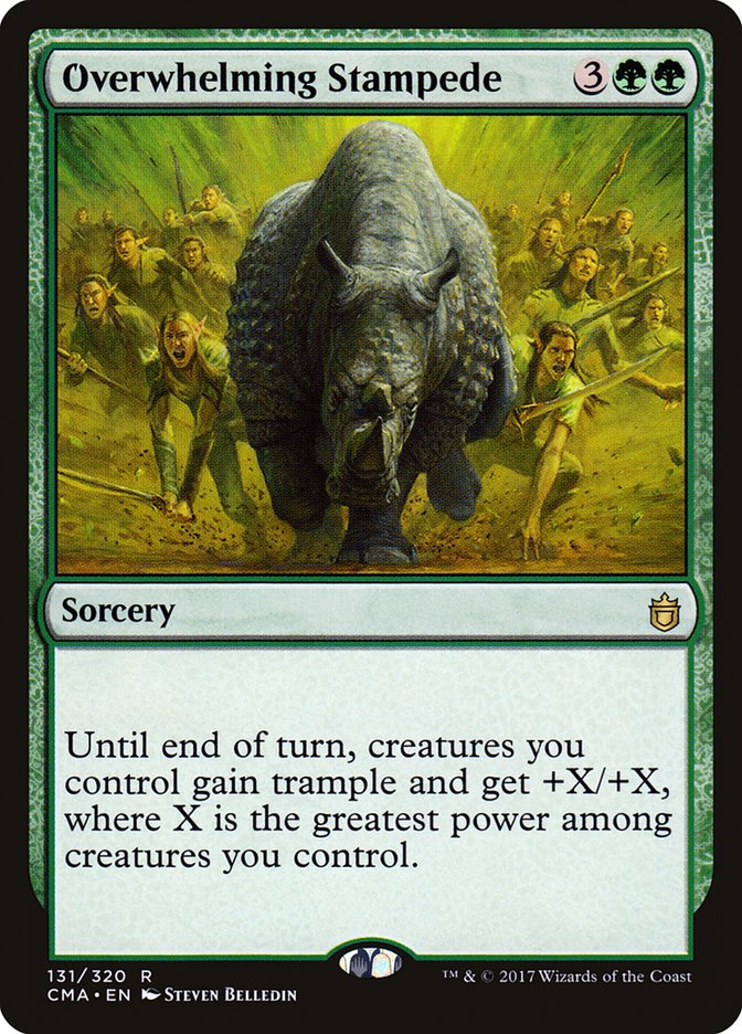 Overwhelming Stampede [Commander Anthology] MTG Single Magic: The Gathering | Red Claw Gaming