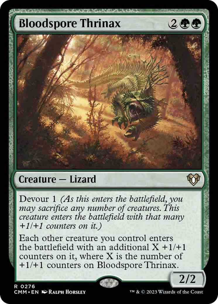 Bloodspore Thrinax [Commander Masters] MTG Single Magic: The Gathering | Red Claw Gaming