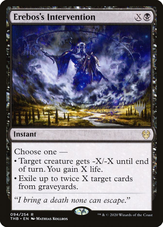 Erebos's Intervention (Promo Pack) [Theros Beyond Death Promos] MTG Single Magic: The Gathering | Red Claw Gaming