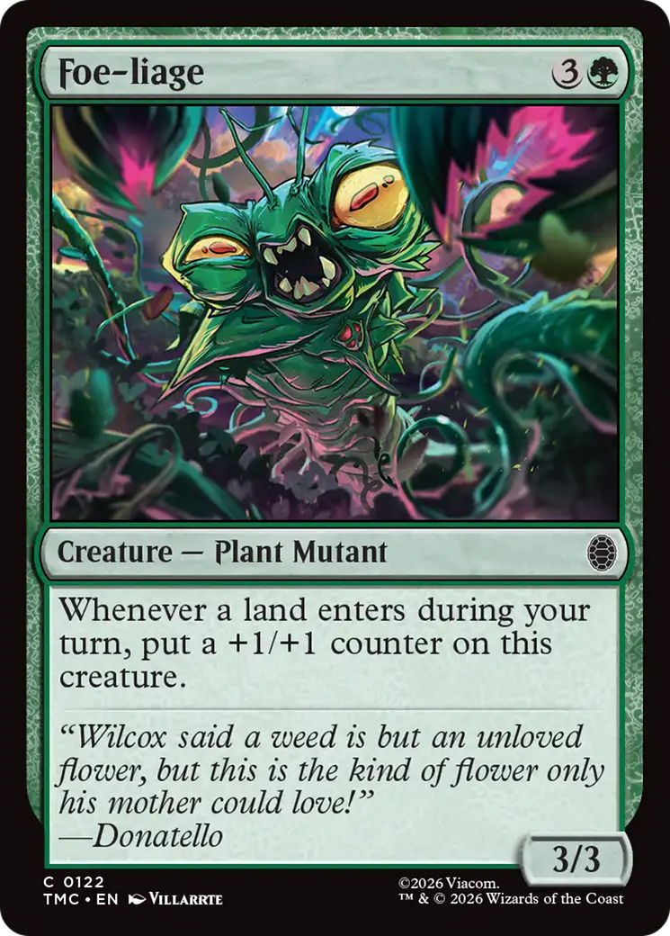 Foe-liage [Teenage Mutant Ninja Turtles Commander] MTG Single Magic: The Gathering | Red Claw Gaming