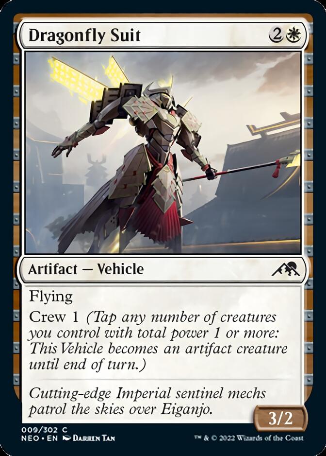 Dragonfly Suit [Kamigawa: Neon Dynasty] MTG Single Magic: The Gathering    | Red Claw Gaming