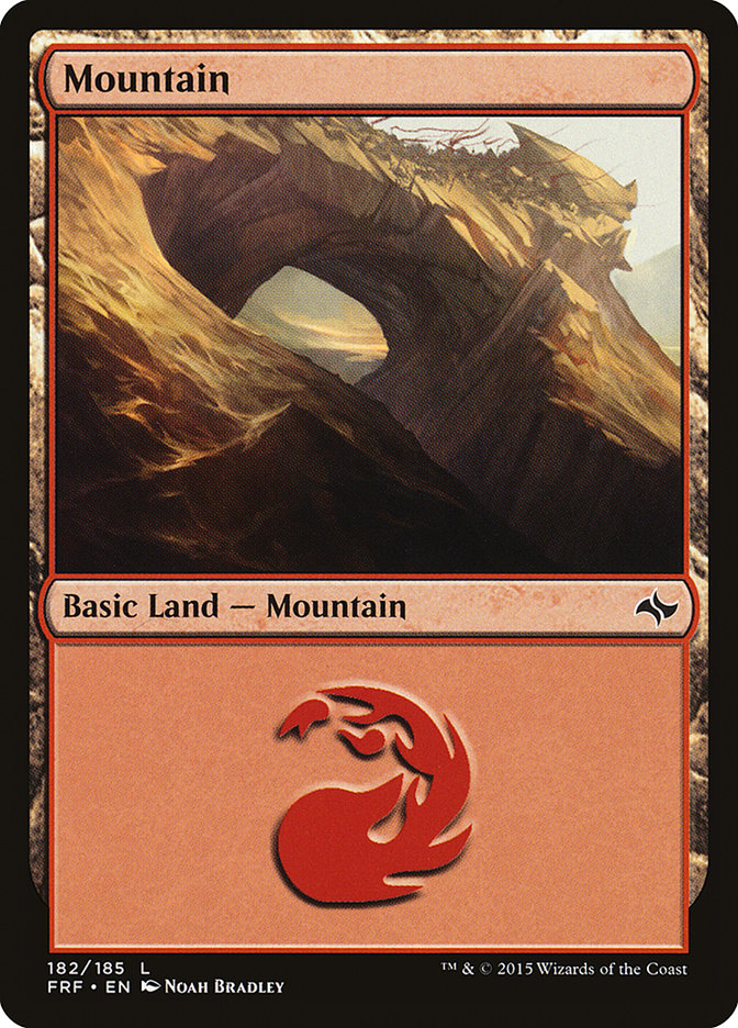 Mountain (182) [Fate Reforged] MTG Single Magic: The Gathering | Red Claw Gaming